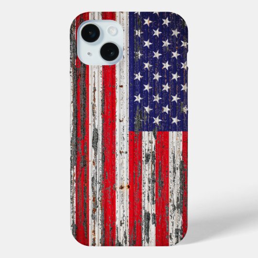 Verenigde Staten Amerikaanse Vlag Case-Mate iPhone Case (Achterkant)
