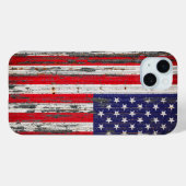Verenigde Staten Amerikaanse Vlag Case-Mate iPhone Case (Achterkant (horizontaal))