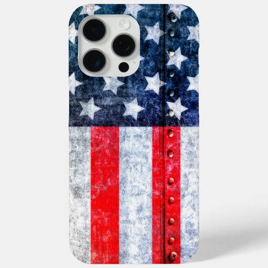 Verenigde Staten Amerikaanse vlag Case-Mate iPhone Case (Achterkant)