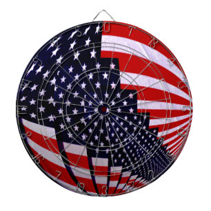 Verenigde Staten, Amerikaanse vlag_ Dartbord