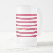 Verenigde Staten - Amerikaanse vlag - Eigen naammo Matglas Bierpul (Voorkant rechts)