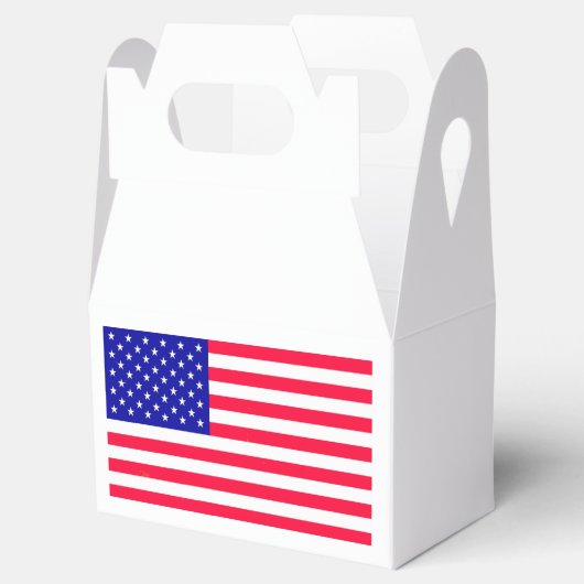 Verenigde Staten Amerikaanse Vlag Favoriete Boxen Bedankdoosjes (Geopend)