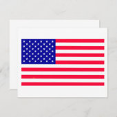 Verenigde Staten Amerikaanse Vlag Flat Note Cards Notitiekaartje (Voorkant / Achterkant)