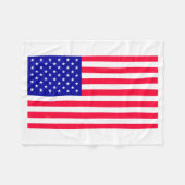 Verenigde Staten Amerikaanse Vlag Fleece Dekens (Voorkant (Horizontaal))