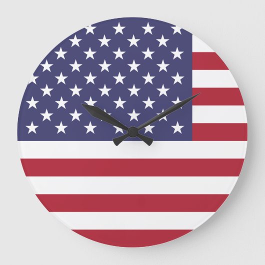Verenigde Staten (Amerikaanse) Vlag Grote Klok (Voorkant)