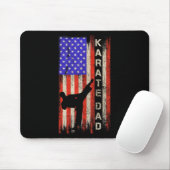 Verenigde Staten Amerikaanse vlag Karate Dad Kara Muismat (Met muis)