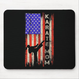Verenigde Staten Amerikaanse Vlag Karate Mom Kara Muismat