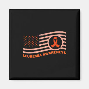Verenigde Staten Amerikaanse vlag Leukemie bewustz Magneet