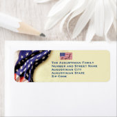 Verenigde Staten | Amerikaanse vlag | Patriottisch Etiket (Insitu)