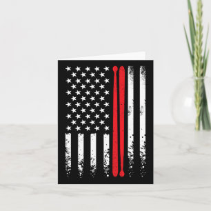 Verenigde Staten Amerikaanse vlag retro muziek dru Kaart
