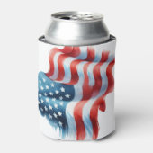 Verenigde Staten Amerikaanse vlag Sterren & Stripe Blikjeskoeler (Blikje Voorkant)