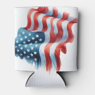 Verenigde Staten Amerikaanse vlag Sterren & Stripe Blikjeskoeler