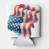 Verenigde Staten Amerikaanse vlag Sterren & Stripe Blikjeskoeler (Achterkant)