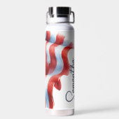 Verenigde Staten Amerikaanse vlag Sterren & Stripe Waterfles (Achterkant)