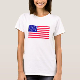 Verenigde Staten Amerikaanse Vlag Vrouwen Tshirts 