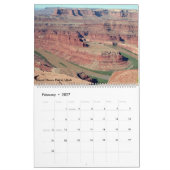 Verenigde Staten: Arizona en Utah 2026 Kalender (Feb 2027)