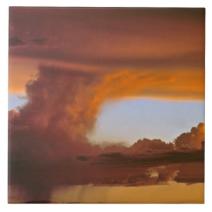 Verenigde Staten, Arizona, Grand Canyon NP. Sunset Tegeltje