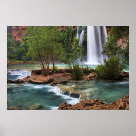 Verenigde Staten, Arizona, Havasu Canyon. Het vree Poster