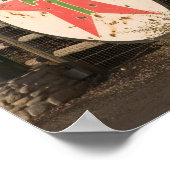 Verenigde Staten, Arizona, Sedona: Antiek Adverter Poster (Hoek)