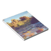 Verenigde Staten, Arizona, Sedona. Cathedraal Rock Notitieblok (Schuin)