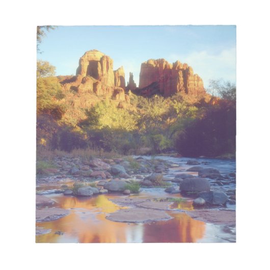 Verenigde Staten, Arizona, Sedona. Cathedraal Rock Notitieblok (Voorkant)