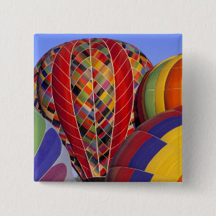 Verenigde Staten, Arizona, Val Vista. Kleurrijke w Vierkante Button 5,1 Cm