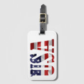 Verenigde Staten Bagagelabel (Voorkant (verticaal))