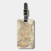 Verenigde Staten. Bagagelabel (Voorkant verticaal)
