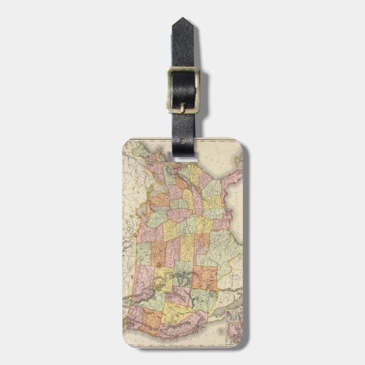 Verenigde Staten. Bagagelabel (Voorkant verticaal)