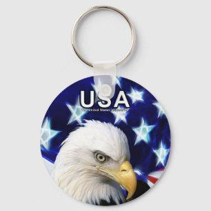 Verenigde Staten Bald Eagle Key Chain Sleutelhanger