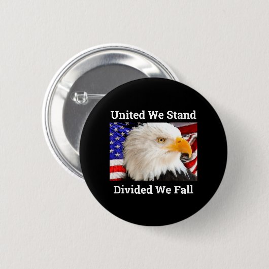 Verenigde Staten: Bald Eagle Pinback Ronde Button 5,7 Cm (Voorkant /achterkant)
