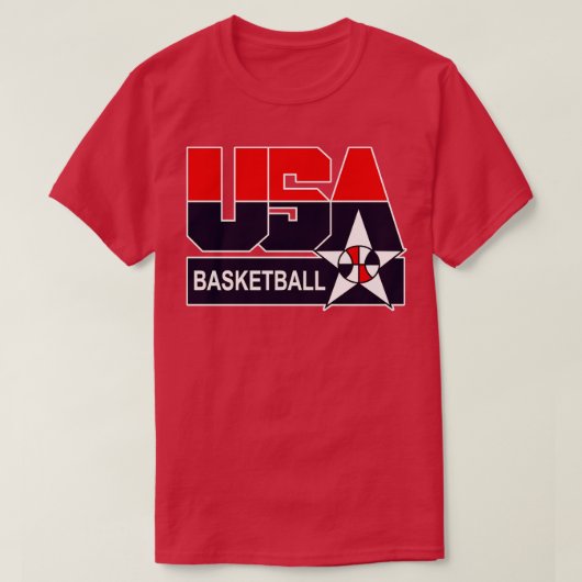 Verenigde Staten Basketbal Dream Team 92 Retro 1 T-shirt (Design voorkant)