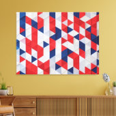 Verenigde Staten Bauhaus Geometric Art Canvas Afdruk (Insitu (Woonkamer))