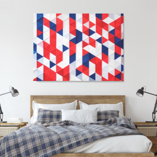 Verenigde Staten Bauhaus Geometric Art Canvas Afdruk