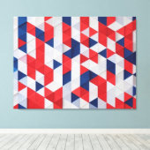 Verenigde Staten Bauhaus Geometric Art Canvas Afdruk (Insitu (Houten vloer))
