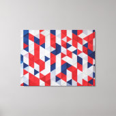 Verenigde Staten Bauhaus Geometric Art Canvas Afdruk (Voorkant)
