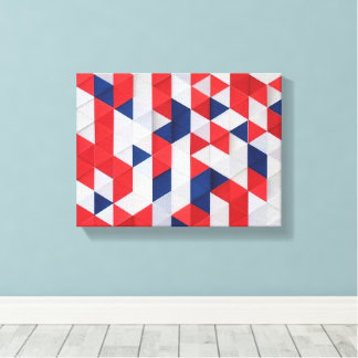 Verenigde Staten Bauhaus Geometric Art Canvas Afdruk