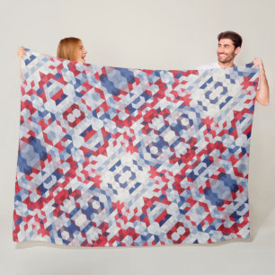 Verenigde Staten Bauhaus Geometric Art Fleece Deken