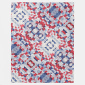 Verenigde Staten Bauhaus Geometric Art Fleece Deken (Voorkant)