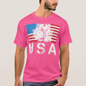 Verenigde Staten Beach Volleybal Team Amerikaanse  T-shirt (Voorkant)