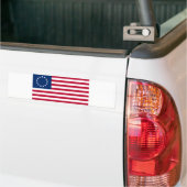 Verenigde Staten Betsy Ross Flag Bumpersticker (Op Truck)