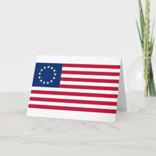 Verenigde Staten Betsy Ross Flag Kaart