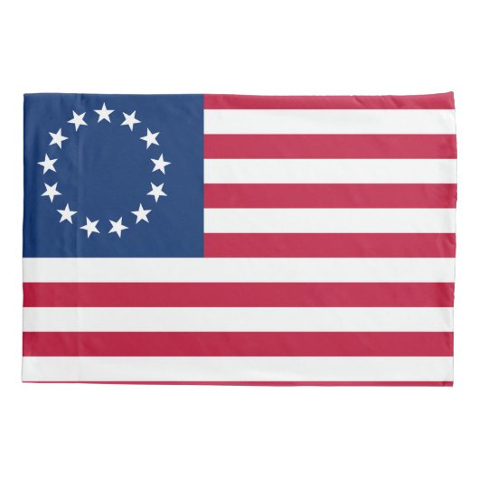 Verenigde Staten Betsy Ross Flag Kussensloop (Achterkant)