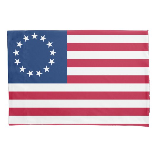 Verenigde Staten Betsy Ross Flag Kussensloop (Voorkant)