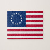 Verenigde Staten Betsy Ross Flag Legpuzzel (Horizontaal)