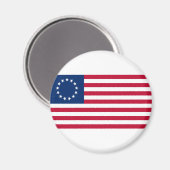 Verenigde Staten Betsy Ross Flag Magneet (Voorkant / Achterkant)
