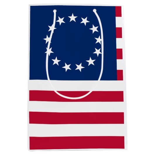Verenigde Staten Betsy Ross Flag Medium Cadeauzakje (Voorkant)