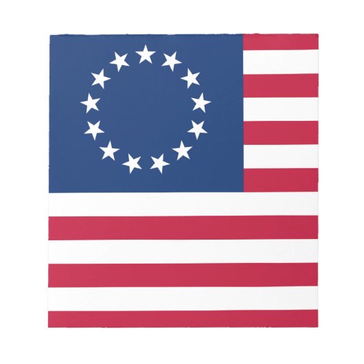 Verenigde Staten Betsy Ross Flag Notitieblok (Voorkant)