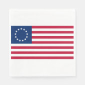Verenigde Staten Betsy Ross Flag Servet (Voorkant)