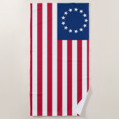 Verenigde Staten Betsy Ross Flag Strandlaken (Voorkant)
